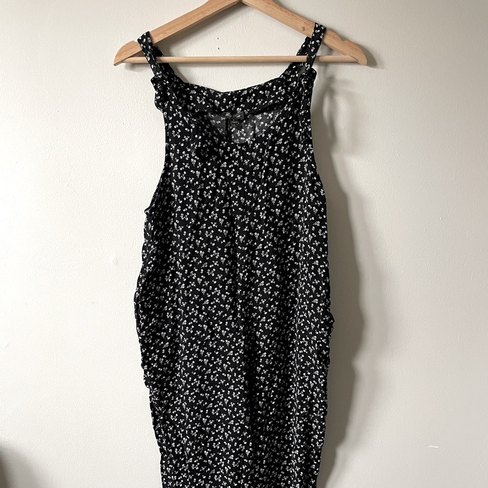 Lily Rose Daisy Jumpsuit with Pockets & Adjustable Straps, Size Small
